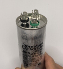 45/5 MFD 240V/660V Dual Run Round Start AC Compressor Capacitor Cool Heat Pump