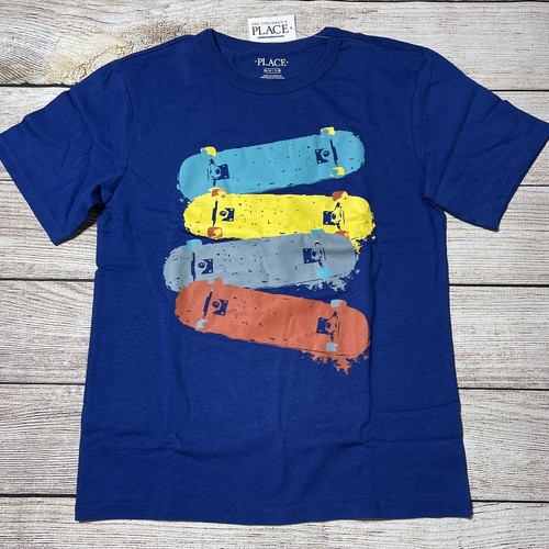 Boys Short Sleeve T-shirts Size M (7-8). NWT! 6 Colorful Graphic Tees. Casual - Picture 7 of 10