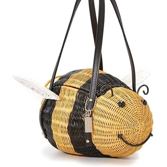 Kate Spade New York Down the Rabbit Hole Wicker Bumble Bee Kate Spade New York Down the Rabbit Hole Wicker Bumble Bee