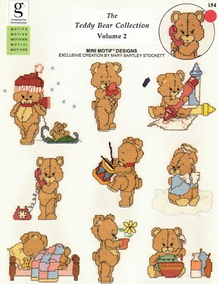The Teddy Bear Collection 9 Cross Stitch Patterns By Graphics Int Volume 2