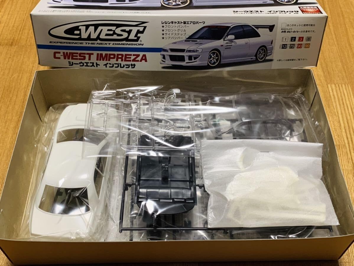 Rare kit Fujimi 1/24 CWEST Subaru Impreza resin cast aero parts