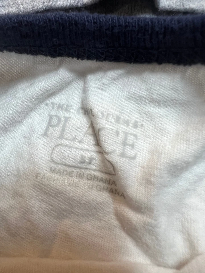 Camiseta cómoda manga larga escote redondo multicolor Place Boys talla Pequeño lote de 4 Foto 2 de 4