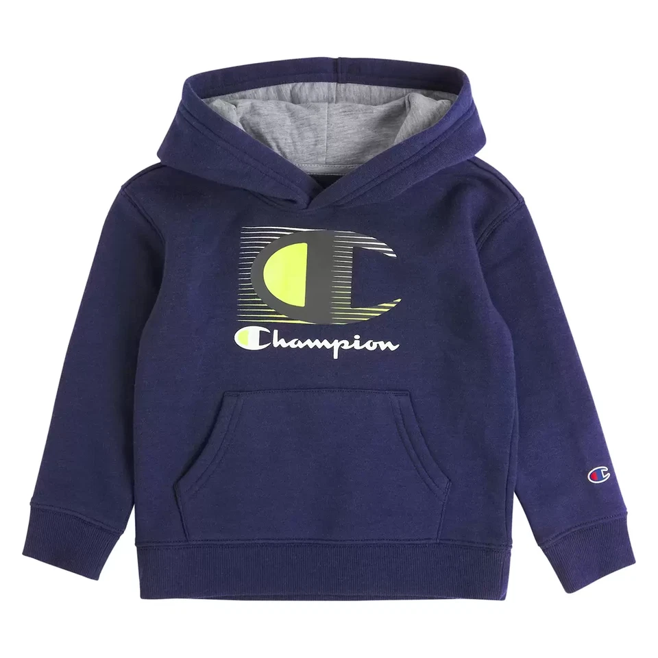 NUEVO Chicos Azul Marino 2 Piezas Champion Sudadera, Sudadera con Capucha, Joggers Foto 2 de 4