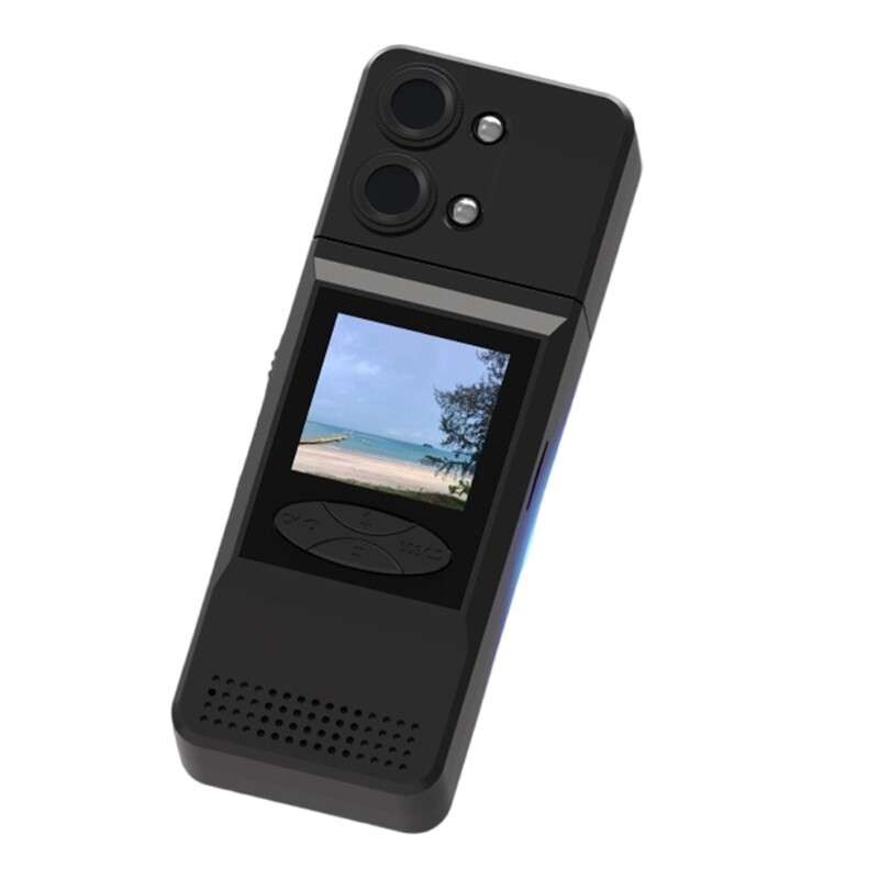 Security Camera Video Recorder 180° Field of View Color Display for Daily Use-image