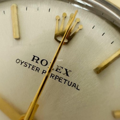 Rolex Oyster Perpetual Gold Plated Two Tone Automatic Men's 34mm Vintage - 1024 - Picture 9 of 14