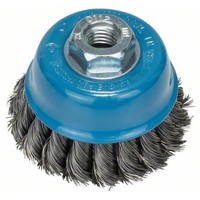 Bosch TopfbüRste, Stahl, Gezopfter Draht, Ø 65 Mm, 12500 U/Min, M 14