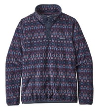 Patagonia Synchilla Fleece Pullover Quarter-Zip Aztec Geometric Pattern Large
