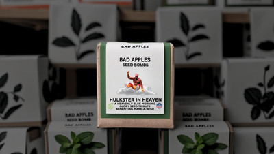 Bad Apples HULKSTER IN HEAVEN  Seed Bombs - Heavenly Blue MorningGlory Hogan RIP