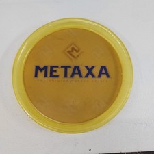 Metaxa Weinbrand Tablett gummiert Gastro Serviertablett Bar 