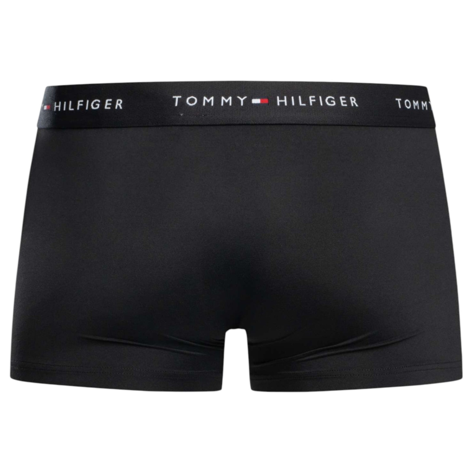 6 x Tommy Hilfiger Mens Microfibre Essential Trunks Black Underwear image 4