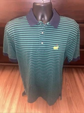 Augusta National Golf Shop Slazenger Masters Polo Shirt Mens Medium Striped
