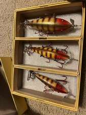 Special Boxed Set Of 3 Rusty Jesse Hand Made Signed And Numbered Wood Minnows