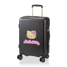 Sun-tanned Hello Kitty Carry-on Double Casters Suitcase 21in Black HPL2333-48 JP