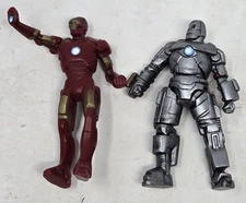 2 Marvel 2007 Iron Man Mark 3 Hasbro Action Figures Lot Bundle PVC