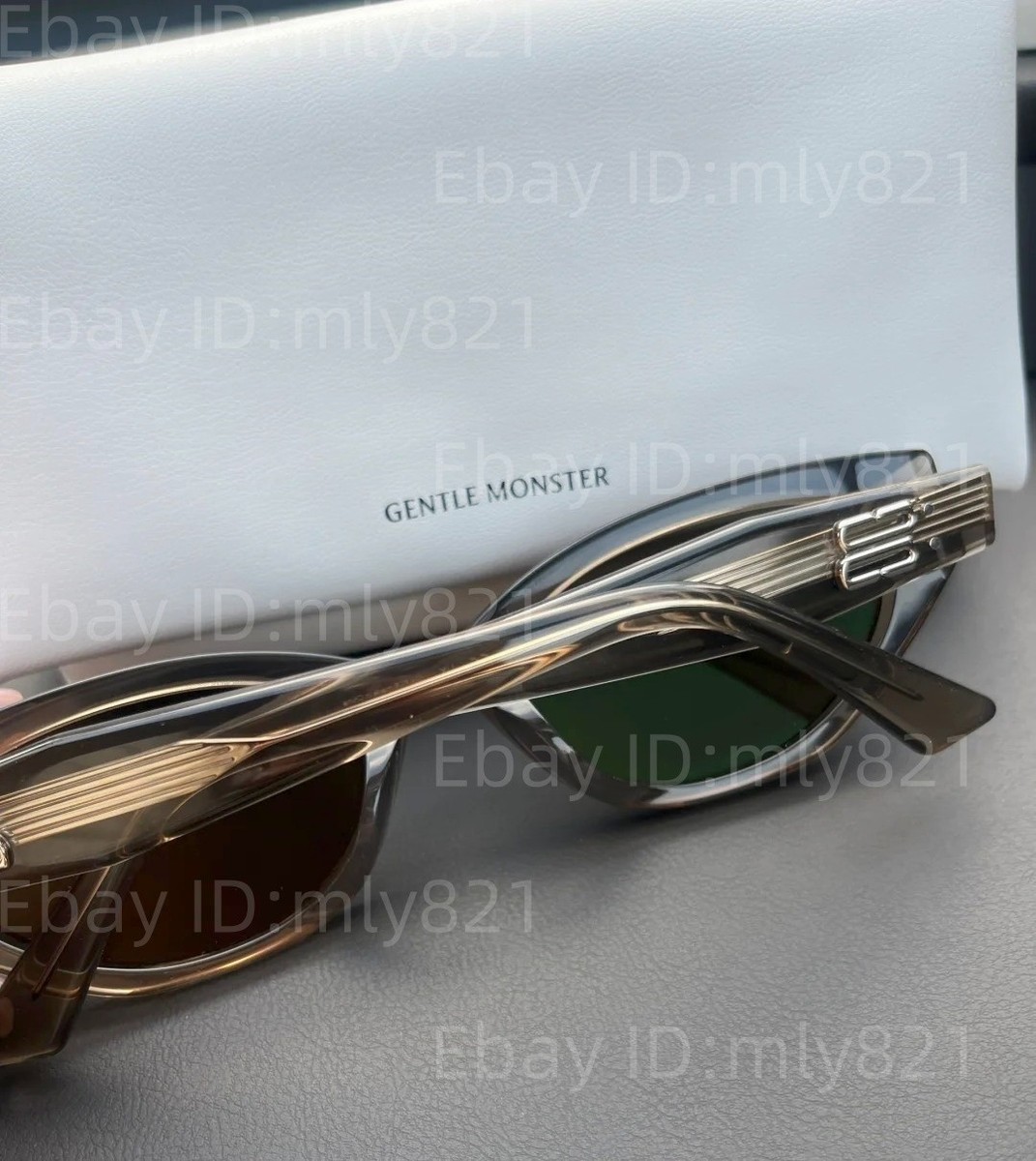 GentleMonster Sunglasses Rococo KC6 khaki Translucent Frame