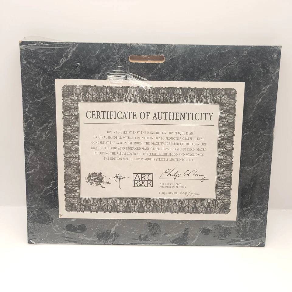 The Greatful Dead Handbill March 24 26 1967 The Avalon Ballroom - Image 2 of 4