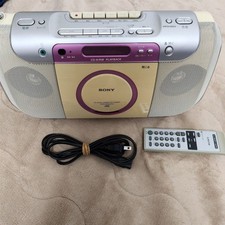 SONY CD radio cassette player CFD-E100TV junk item