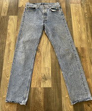 Levi  s 501-0604 Acid Wash Blue Denim Jeans USA Vintage W33 L33.5