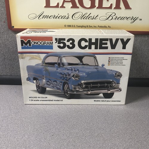 Vintage 1978 Monogram '53 Chevy Model Kit 1:24 Unassembled 2237 Sealed Parts