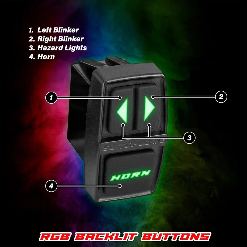 Switch Works Tango2 Turn-Signal Kit with Controller For Polaris RZR 2014-2021 - Image 2 of 4