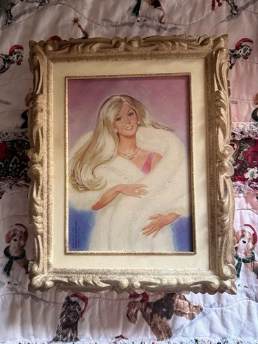 Vintage Barbie Fur & Jewels Wall Safe Doll Accessory Picture Frame 1978 Mattel
