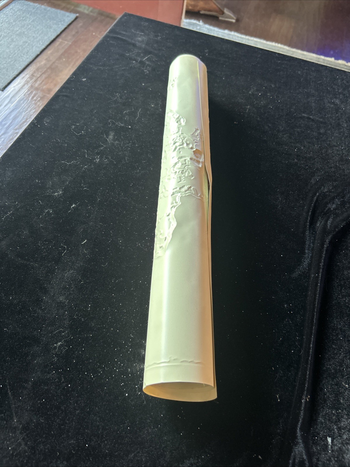 Vintage 3-D plastic relief map of “The World” U. S. Army Map 1963 20" x 27"