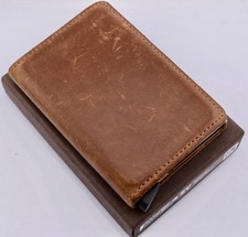 Secrid SV Men's Aluminium Slim Wallet Vintage Brown RFID Safe Card Case