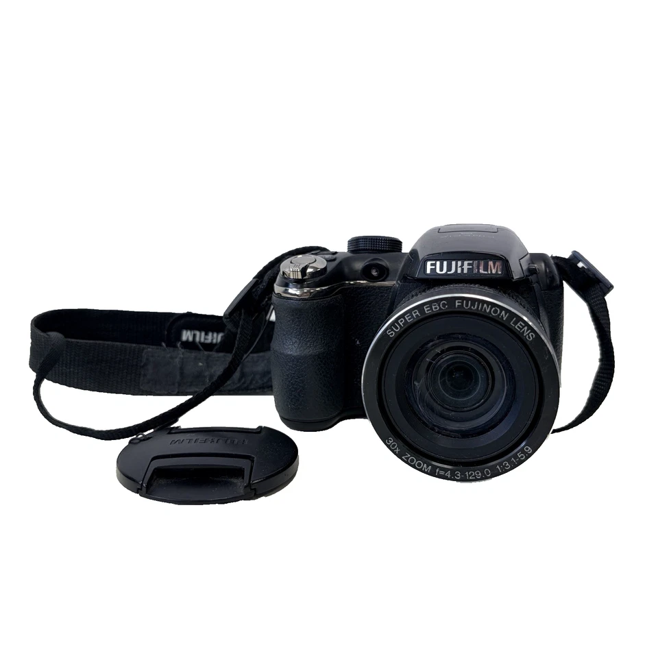Fujifilm FinePix S4000 14MP Digital Bridge Camera 30x Zoom Black + 16GB SD Card, photo 2 of 5