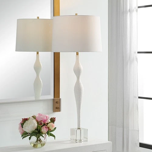 Uttermost 30259 Helena 36" Tall Accent Table Lamp - White - Picture 7 of 7