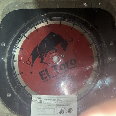 NEW ..EL TORO 12  BLADE DDM Concut Diamond Tools Wet & Dry ALL Purpose blade