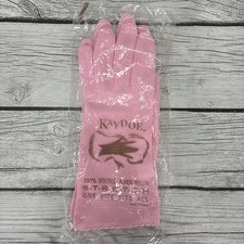 Vintage Kaydoe Womens Dress Gloves Double Woven Nylon Stretch One Size New