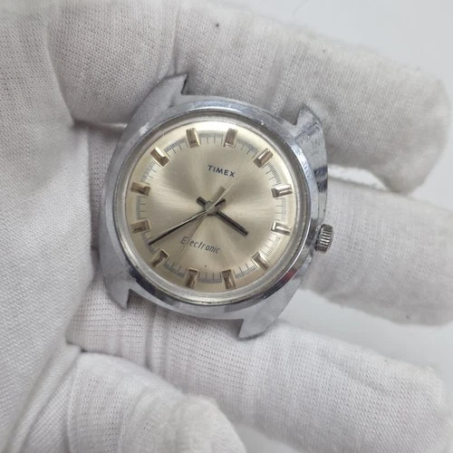 Vintage Timex Electronic Watch 1970s Mens Wrist Watch Parts/Repair