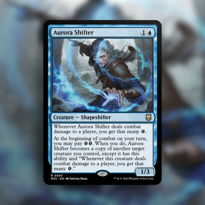 MTG Magic Aurora Shifter 0097 Commander: Modern Horizons 3 M3C Blue Creature