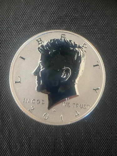 2014 W REVERSE PROOF SILVER KENNEDY HALF DOLLAR - FROM 50TH ANNIVERSARY SET
