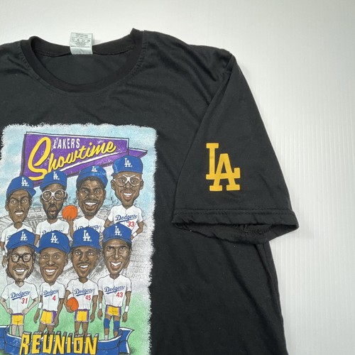NEU Lakers Showtime Dodgers T-Shirt Stadium Gewinnspiel 8/24 Größe Medium - Bild 6 von 10