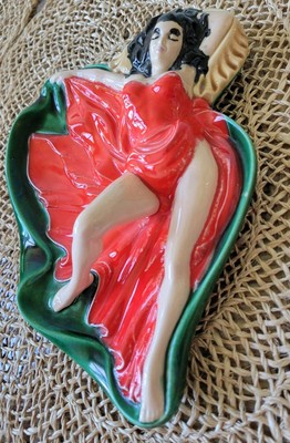 Vintage 75' Holland Mold Ceramic Ashtray Catchall Trinket Dish