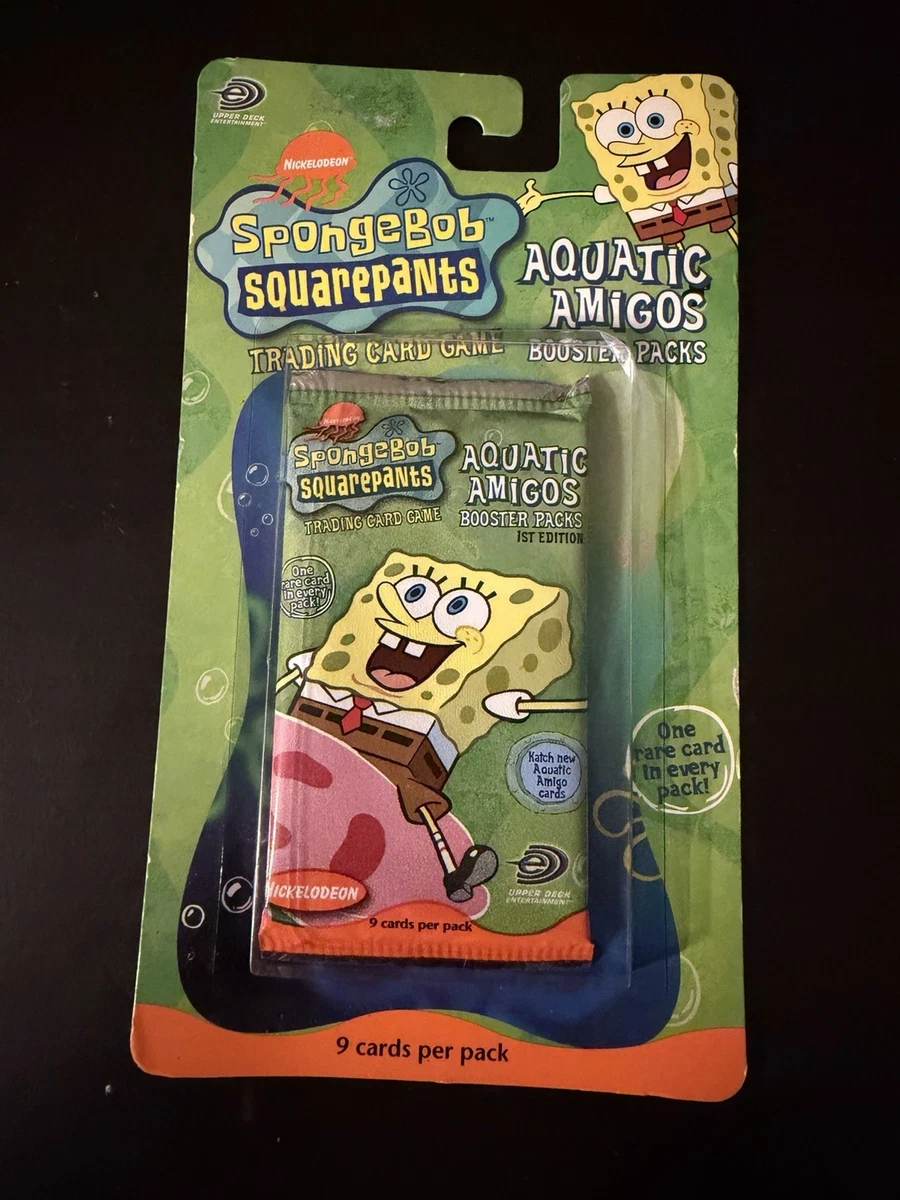 SpongeBob SquarePants 1st Ed. Aquatic Amigos Booster Blister Pack Factory  Sealed | eBay