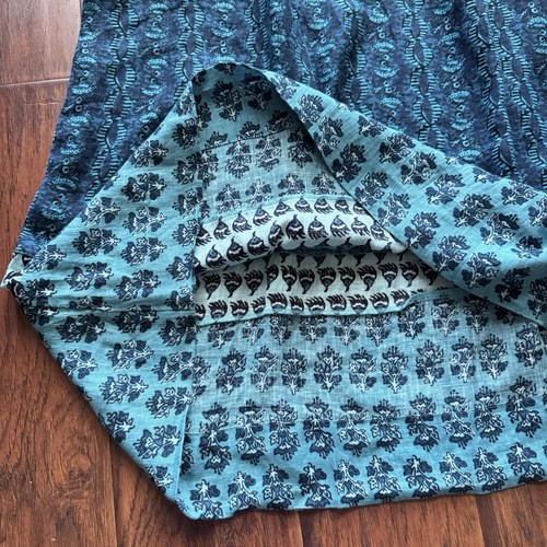 Faherty Womens Gracie Maxi Dress BALI Blue Sz XS 100% Linen Boho Summer Sundress - Picture 14 of 24