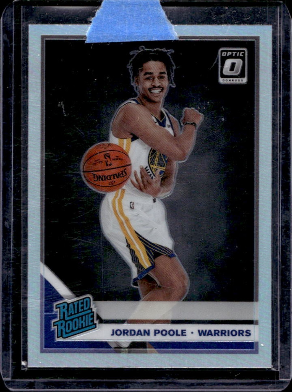 2019-20 Donruss Optic Jordan Poole Holo Rookie RC #169 Warriors