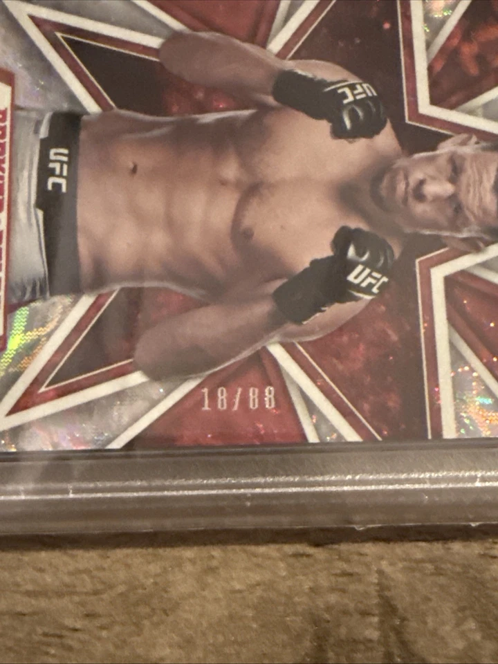 PSA 9  18/88 2021 Rookies and Stars UFC Asia Red #88 Nate Diaz - Image 2 of 4