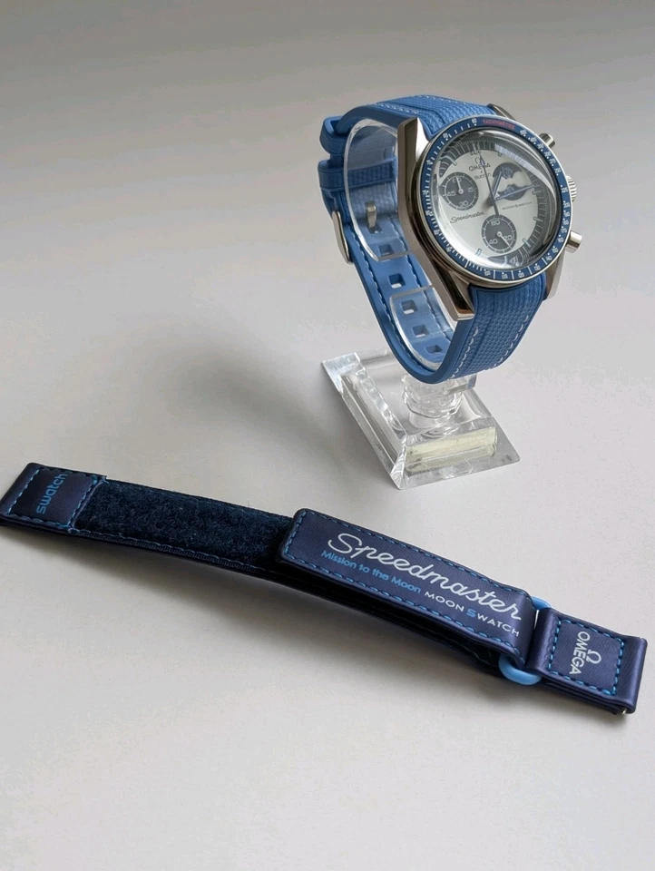 Swatch MoonSwatch Mission to the Super Blue Moon - Cronógrafo 42 mm Foto 3 de 4