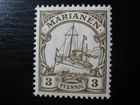 MARIANEN GERMAN COLONY Mi. #7 mint MNH Kaiser Yacht stamp!