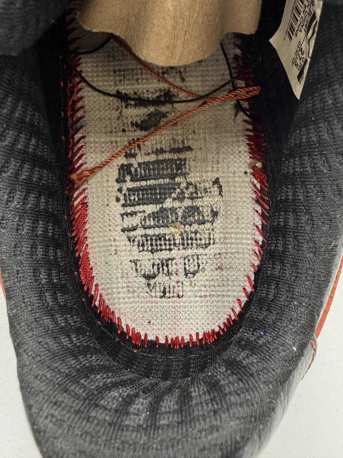Vlone NikeLab Air Force 1 Vlone Authentic Black Orange Size 9.5 Rare ASAP OG image 10