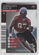 2001-02 NFL Showdown 1st & Goal Simeon Rice #151 0ov8