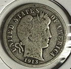1913-P Barber Dime - (12-20)