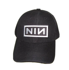 NINE INCH NAILS Music Band Logo Patch Adjustable Baseball Hat BRAND NEW