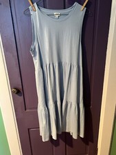 New J Crew all cotton light blue dress size small