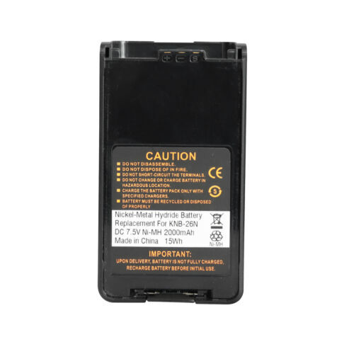 Bateria KNB-26N do Kenwood TK-2140 TK-2160 TK-3140 TK-3160 TK-3173 TK-2173 - Zdjęcie 5 z 5