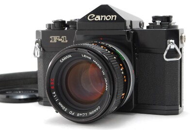 Late [ NEAR MINT ] Canon F-1 SLR Film Camera FD 50mm F1.4 SSC
