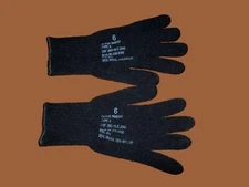 U.S MILITARY STYLE D3A COLD WEATHER GLOVE LINERS 85% WOOL 15% NYLON SIZE X-LARGE
